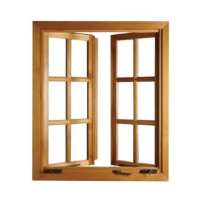 Lyke wood window frame