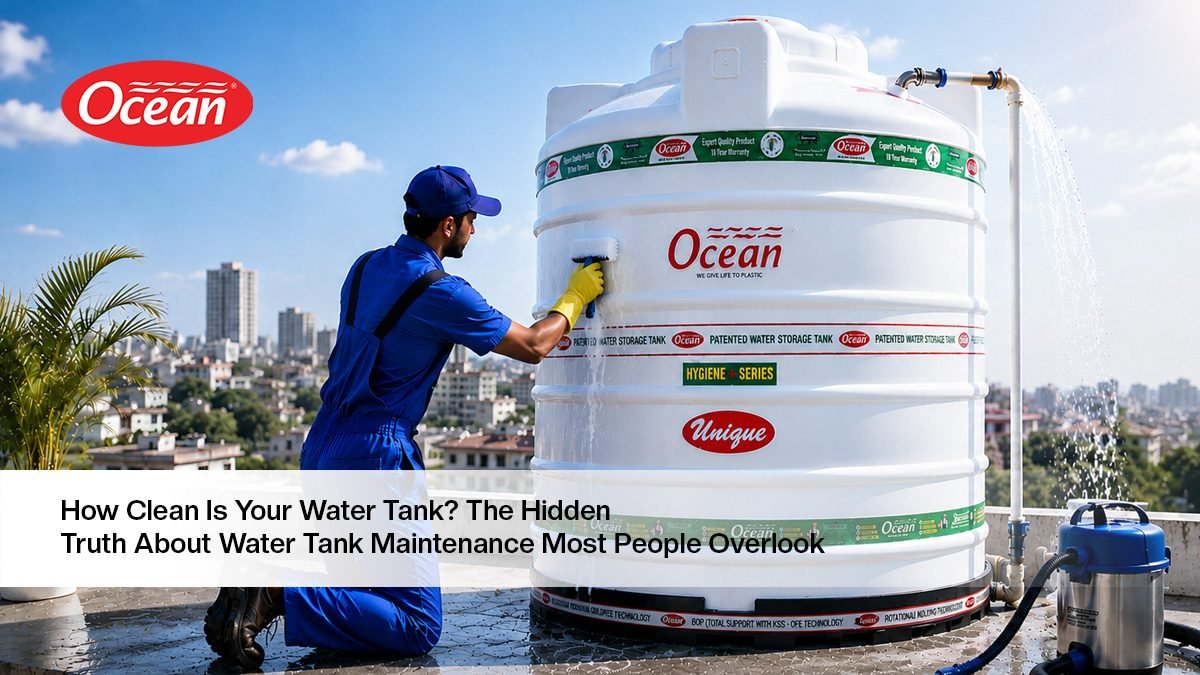 Water tank maintenance for safe drinking water storage in India