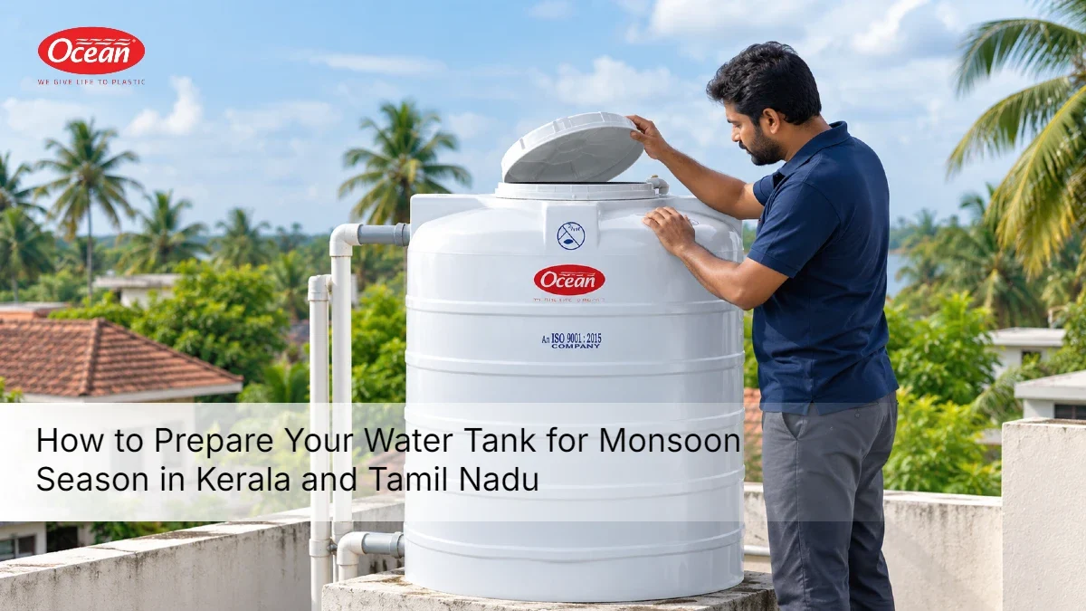 Water tank maintenance before monsoon in Kerala and Tamil Nadu homes